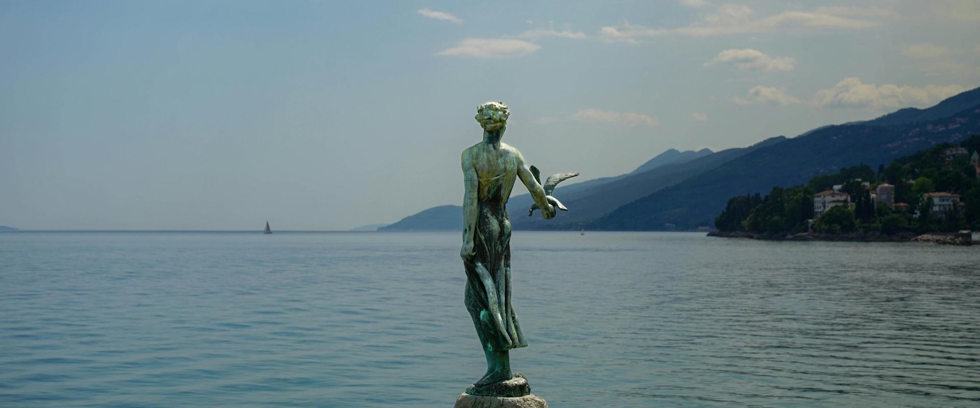 Maiden with the Seagull Statue
