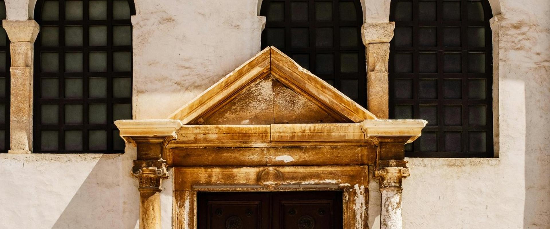 Ornate Historic Church Doorway, Zadar
