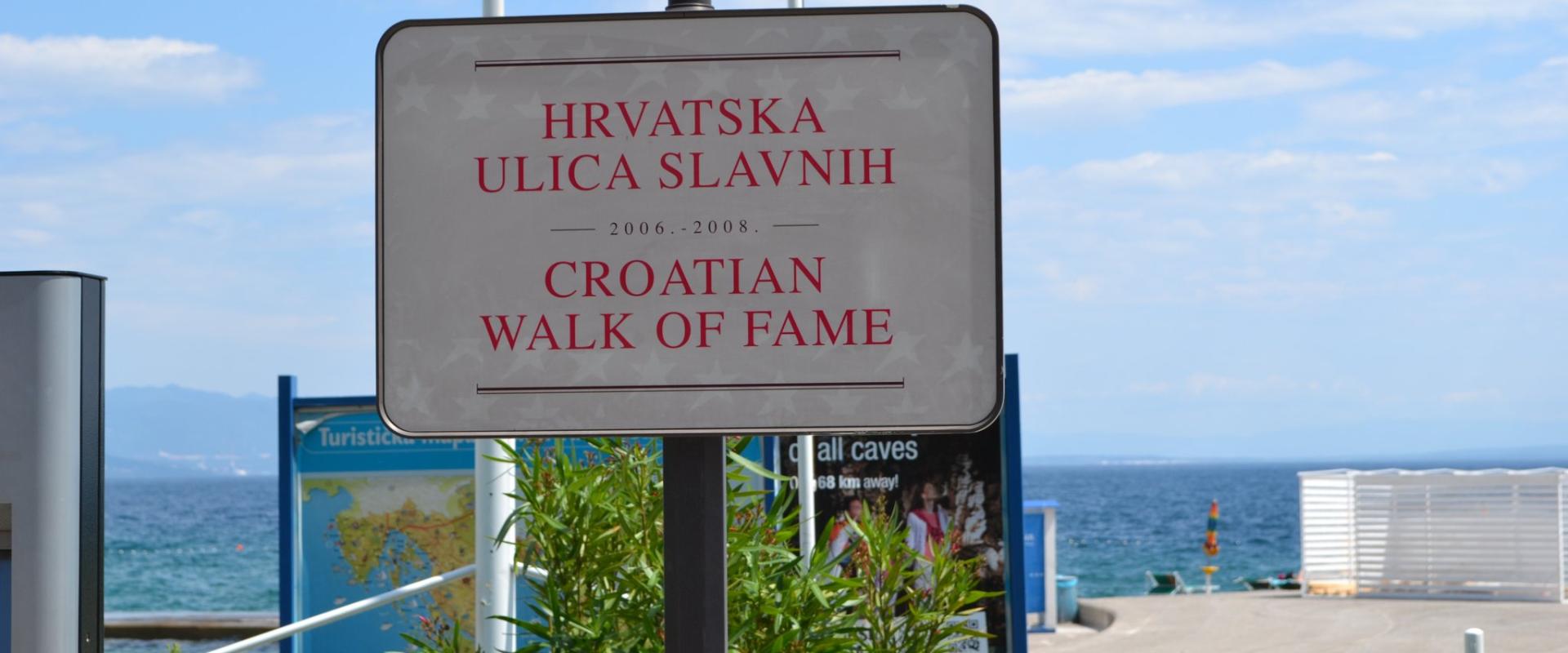 Croatian walk of fame