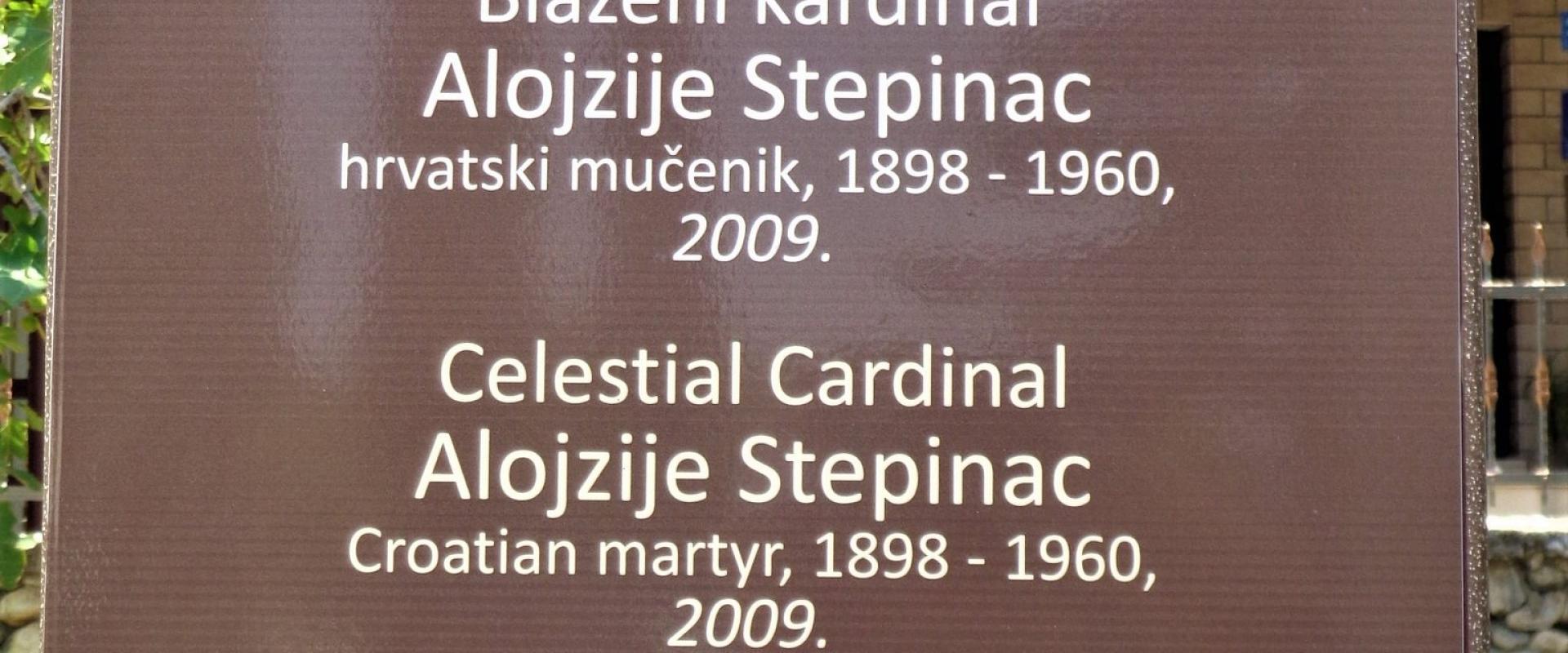 Statue of Cardinal Alojzije Stepinac