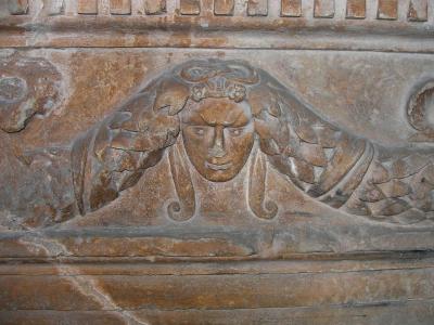 Ornament head, Pula archaeological museum