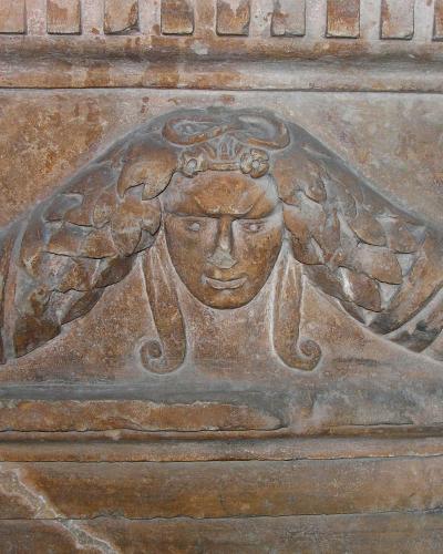 Ornament head, Pula archaeological museum