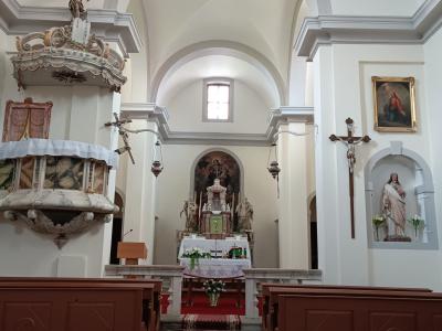 Kirche Hum - Innenansicht