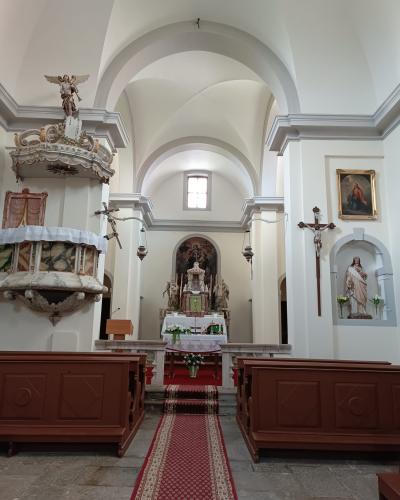 Kirche Hum - Innenansicht