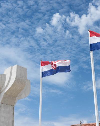 240529 Monument to the Fallen Soldiers of WWII from Vodice