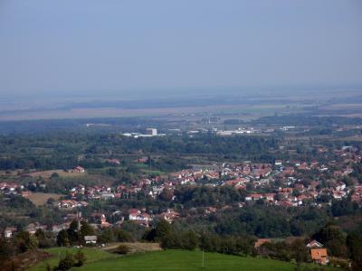 Panorama ruzica grad