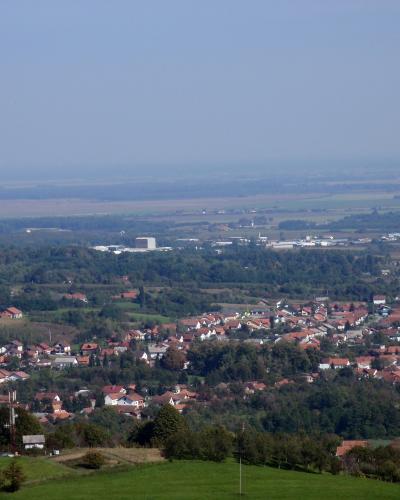Panorama ruzica grad