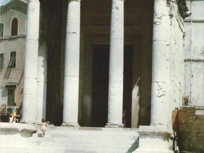 Temple of Augustus, Pula, Croatia, June 1987 (01)