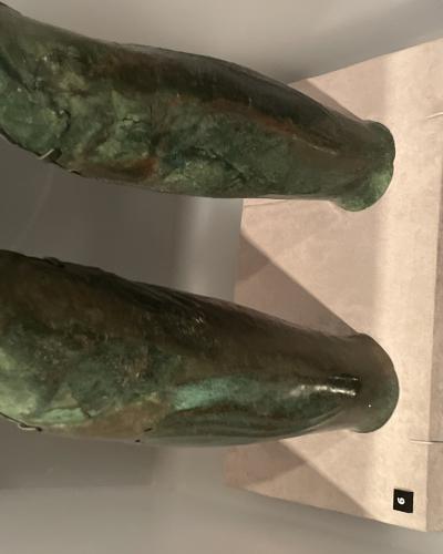Bronze greaves - Archaeological Museum in Zagreb