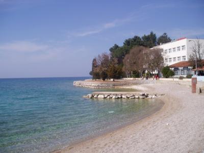 Maestral Beach and hotel Maestral in Malinska