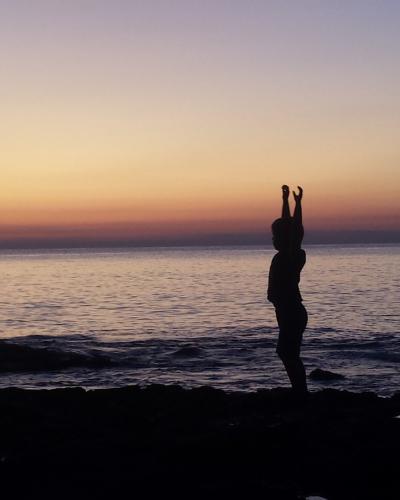 20190903 200127 Croatia Novigrad sunset Kastanija Pineta beach